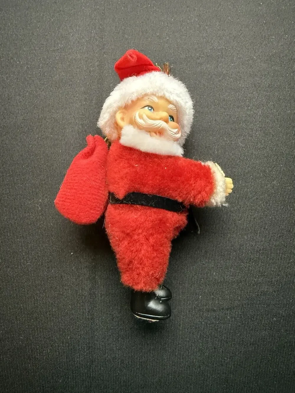 Vintage Made In Korea Santa Claus Ornament - 5 Inches